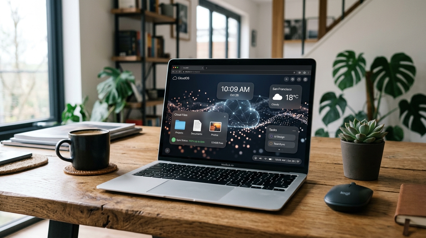 Jolicloud cloud operating system interface screenshot