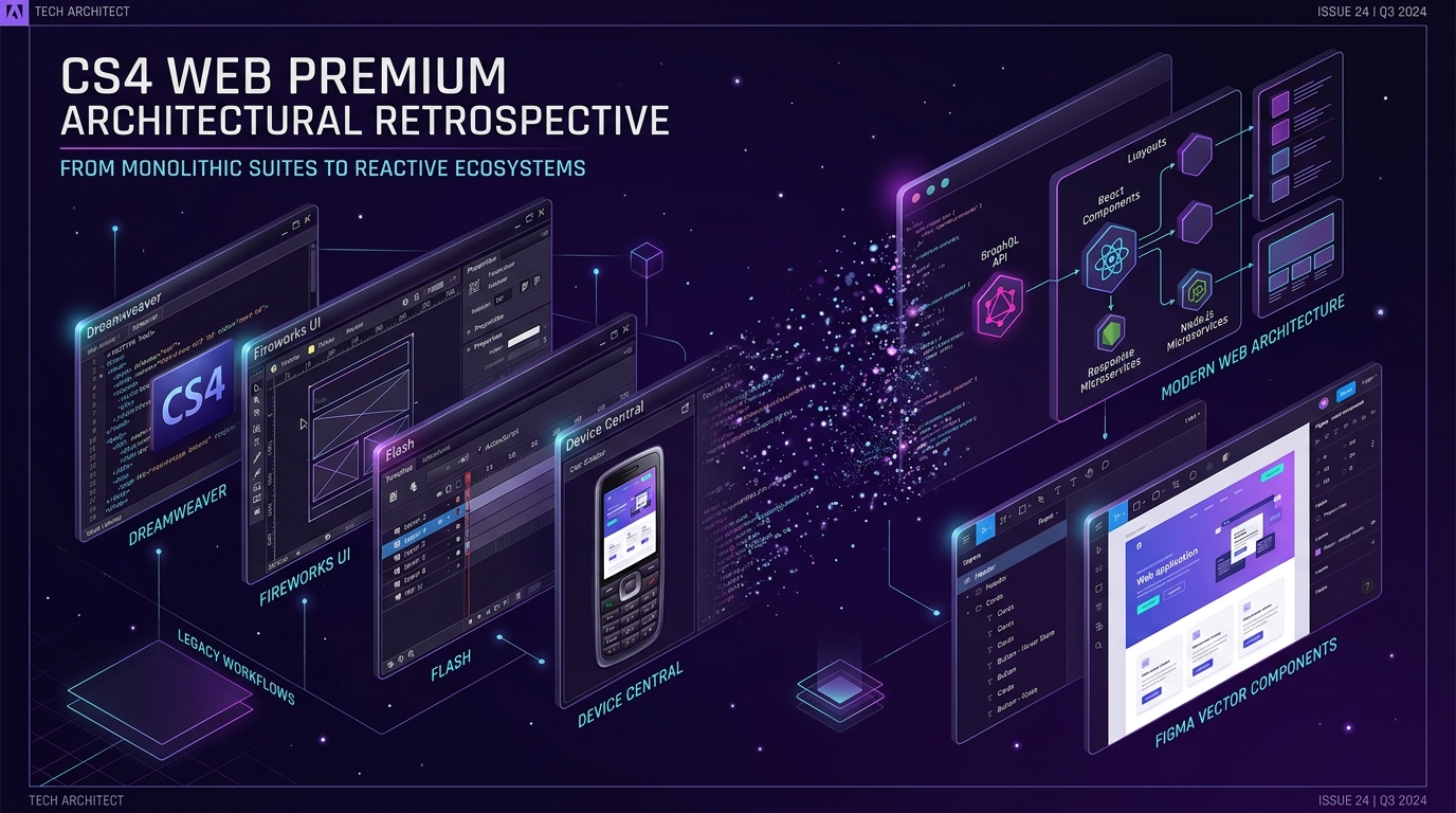 Adobe Creative Suite 4 Web Premium Architectural Retrospective: From Monolithic Suites to Reactive Web Ecosystems