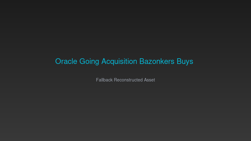 Oracle logo showcasing the Pillar Data acquisition announcement
